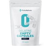 FutuNatura Cápsulas vacías 0 – de gelatina, 1000 cápsulas
