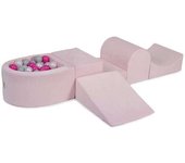 MeowBaby Parque infantil - bloques de escalada con piscina de bolas para niños