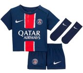 Nike - Conjunto PSG Primera Equipación 2024-2025 Bebé, Unisex, Midnight Navy-White, 12-18M