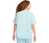 Nike - Camiseta Sportswear Fleece Essentials LBR Mujer, Mujer, Glacier Blue-White, L