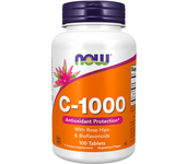 Now Foods Now C-1000 Vitamina C Comprimidos x100