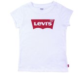 Camiseta de manga corta levi's batwing boys white