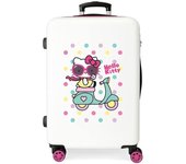 Trolley abs 50cm.4r.hello kitty you are cute blanco