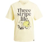 Camiseta adidas positivity graphic mujer amarillo