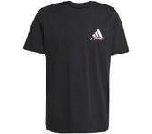 Camiseta de fútbol adidas messi icon hombre negro