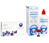 Biofinity Tóricas (6 lentillas) + Oxynate Peroxide 380 ml con estuche