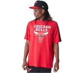 Camiseta new era nba colour block chicago bulls rojo hombre