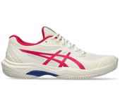 Zapatillas de tenis asics game ff clay/oc mujer beige/rosa
