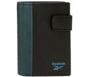 Cartera reebok division vertical negro con cierre de click