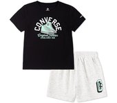 Conjunto converse cnvb retro remix ft short set niño negro