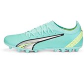 Botas de fútbol puma ultra ultimate mg electric peppermint
