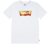 Camiseta levi's lvb golden glow batwing niño bright blanco