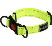 Collar Rukka® Bliss Neon, amarillo - Talla M: 30 - 50 cm de perímetro del cuello, An 25 mm