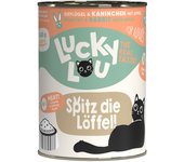 Lucky Lou Adult 6 x 400 g comida húmeda para gatos - Aves de corral y conejo