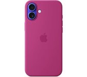 Funda De Silicona Apple Iphone 16 Plus Con Magsafe - Fucsia