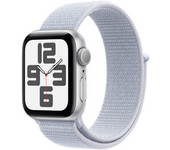Apple Watch Se 40mm Aluminio Plateado Con Correa Deportiva Azul Nube