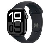 Apple Watch Series 10 Gps + Cellular 42mm Aluminio Negro Brillante Con Correa Deportiva Negra M/l
