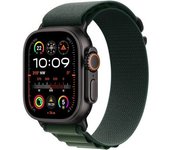 Apple Watch Ultra 2 Gps Cellular 49mm Caja De Titanio En Negro Y Alpine Loop En Verde Oscuro (mediano)