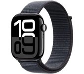 Apple Watch Series 10 Gps Cellular 46mm Con Caja De Aluminio En Negro Azabache Y Correa Deportiva Ink, Talla Única