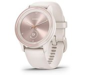 Garmin Vívomove Sport Smartwatch Blanco (light Gold) 40mm Oled Con Correa De Silicona Blanca