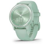 Garmin Vívomove Sport Smartwatch Verde (mint / Silver) 40mm Oled Con Correa De Silicona Verde