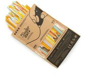 3doodler Start Eco Plastic - Fire And Ice Mixed Bag 250 Plástico Compostable Naranja, Turquesa, Blanco, Amarillo 1 G