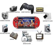 Consola De Videojuegos Portátil X7, Reproductor De Juegos Con Pantalla Hd De 4,3 Pulgadas