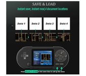 Consola De Juegos Portátil Sf2000+mango Incorporado 6000 Juegos Classic Mini Consola De Videojuegos De 3 Pulgadas Supp