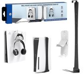 Kit De Montaje En Pared Para Ps5, Soporte De Pared Para Ps5 Con Soporte De Controlador Compatible Con Controlador Ps5/ns/ps4/xbox-accesorios Para Ps5