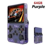 Consola De Videojuegos Portátil Retro R36s, Sistema Linux, Pantalla Ips De 3,5 Pulgadas, Reproductor De Vídeo Portátil De Bolsillo, 128gb, Juegos Para