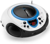 Lenco Radio Reproductor De Cd Scd-38 Azul Y Blanco A001218