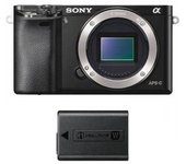 Sony A6000 Body Black + Np-fw50 Battery