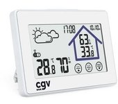 Estación Meteorológica Inalámbrica - Cgv - My Meteo-1bm - Control Táctil - Reloj Y Calendario - Fácil De Usar