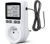 Digital / Calefacción Refrigeración Enchufe Del Termostato Controlador De Temperatura Lcd, 230v Para Invernadero Controlador De Temperatura/termostato