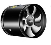 Ventilador De Succión Súper Fuerte Con Múltiples Funciones Y Potente Reducción De Ruido, Ventilador De Baño 170 Mm Negro 170 Mm Negro