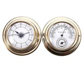 Termómetro Higrómetro Barómetro Relojes Reloj 2 Juego Completo De Medidores De Estación Meteorológica