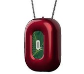 Mejores Ofertas Collar Purificador De Aire Portátil Personal Mini Ambientador Portátil Ionizador Generador De Iones Negativos Para Viajes Rojo