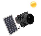 Extractor De Aire Con Panel Solar De 10 W, Extractor De Aire Para Mascotas, Gallinero, Rv, Invernadero