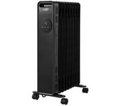 Radiador Eléctrico En Baño De Aceite 2000w Oceanic - 3 Potencias - Termostato Electrónico - Mando A Distancia - Móvil - Negro