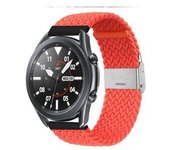 Bracelete Pulsera Entrançada Flexible Para Huawei Watch Gt 2 Classic 42mm Laranja