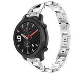 Bracelete Pulsera Acero Luxury Para Samsung Galaxy Watch 3 Lte 45mm Plata