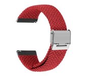 Bracelete Pulsera Entrançada Flexible Para Samsung Galaxy Watch Active Vermelho