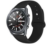 Bracelete Pulsera Silicone Suave Para Samsung Galaxy Watch 3 Lte 45mm Negro