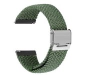 Bracelete Pulsera Entrançada Flexible Para Samsung Galaxy Watch 4 40mm Verde