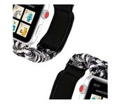 Bracelete Pulsera Fio Entrançado Para Amazfit Gtr 2 Negro E Branco