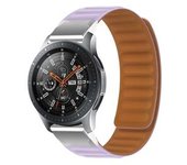 Bracelete Pulsera Magnética De Forte Conexão Para Samsung Galaxy Watch 3 4g 41mm Roxo
