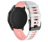 Bracelete Pioneer Para Samsung Galaxy Watch 3 Lte 45mm Branco E Rosa
