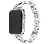 Bracelete Pulsera Acero Luxury Para Apple Watch Series 8 41mm Plata