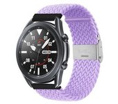 Bracelete Pulsera Entrançada Flexible Para Huawei Watch Gt 2 Classic 42mm Roxo