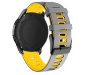 Bracelete Pioneer Para Samsung Galaxy Watch 5 40mm Gris E Amarelo